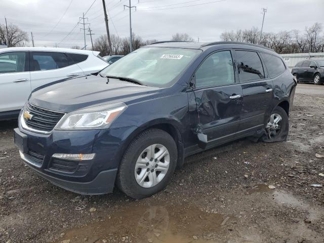 1GNKRFKD3HJ145774 - 2017 CHEVROLET TRAVERSE LS BLUE photo 1