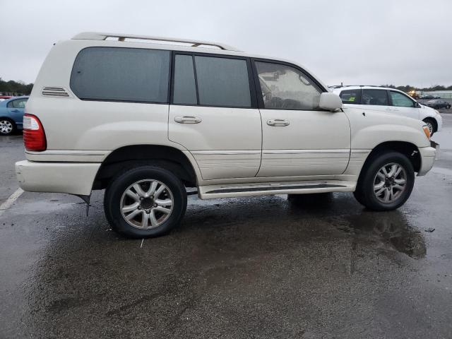 JTJHT00W033524490 - 2003 LEXUS LX 470 WHITE photo 3