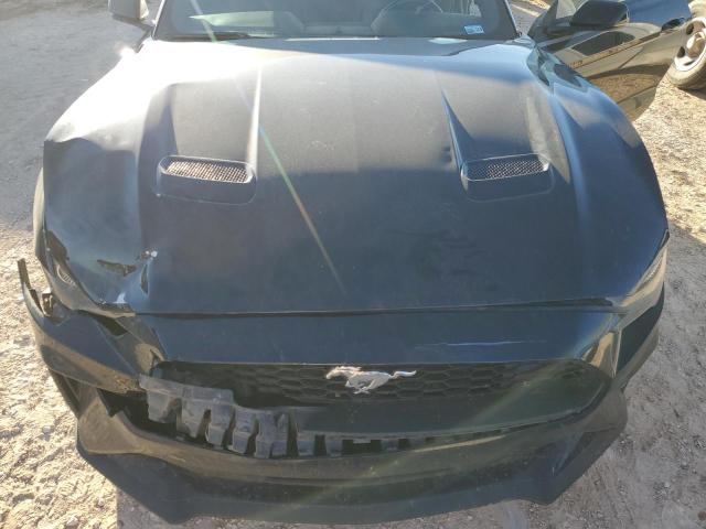 1FA6P8TH2J5119023 - 2018 FORD MUSTANG BLACK photo 11