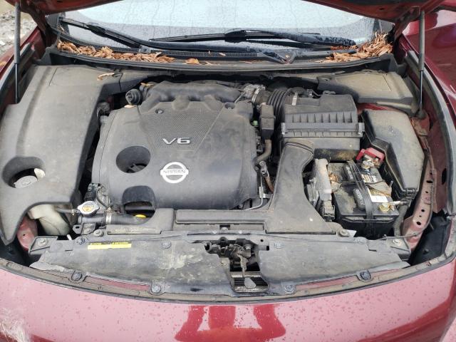 1N4AA5AP8BC840030 - 2011 NISSAN MAXIMA S BURGUNDY photo 11