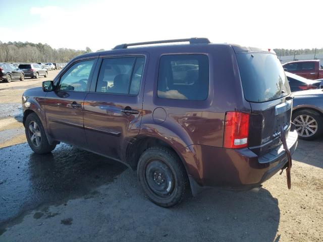 5FNYF4H40AB037634 - 2010 HONDA PILOT EX BURGUNDY photo 2