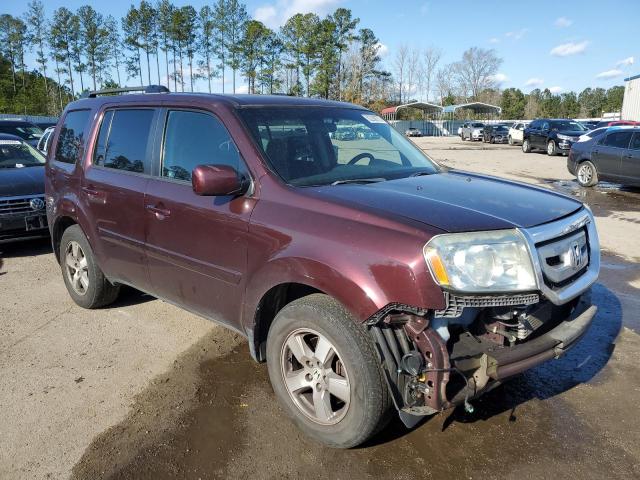 5FNYF4H40AB037634 - 2010 HONDA PILOT EX BURGUNDY photo 4