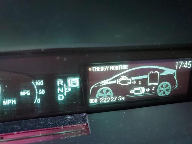 JTDKN3DUXB0282109 - 2011 TOYOTA PRIUS Schwarz Foto 9