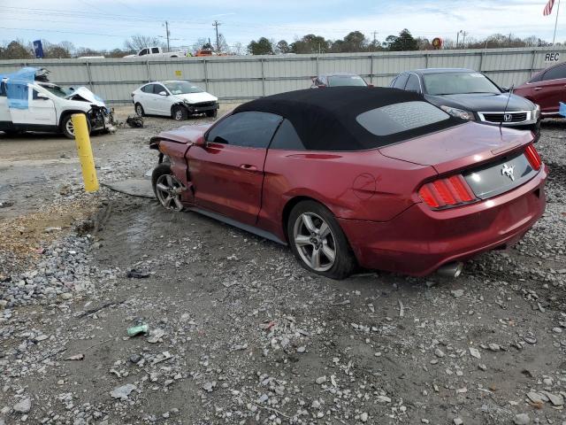 1FATP8EM3G5318362 - 2016 FORD MUSTANG RED photo 2