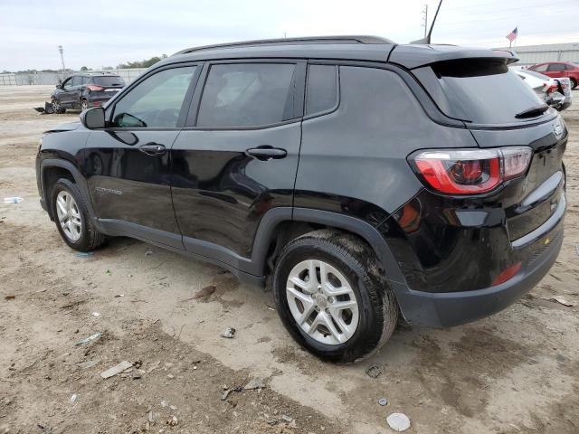 3C4NJCAB8JT286642 - 2018 JEEP COMPASS SPORT BLACK photo 2