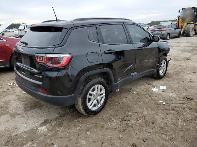 3C4NJCAB8JT286642 - 2018 JEEP COMPASS SPORT BLACK photo 3