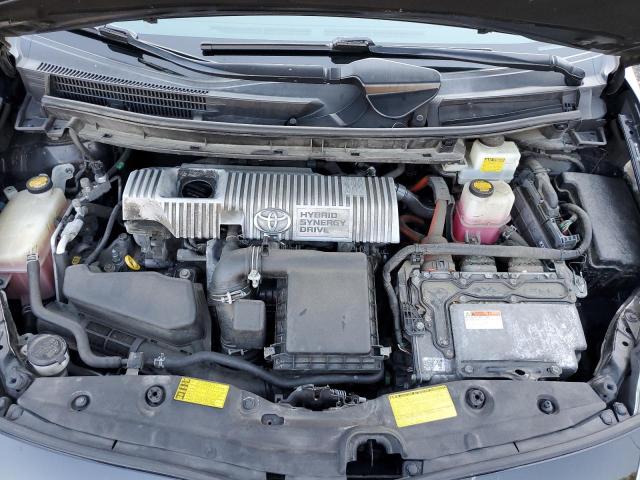 JTDKN3DU3C5476436 - 2012 TOYOTA PRIUS Negro foto 11