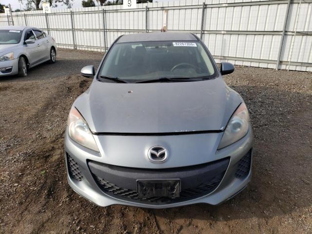 JM1BL1V89C1664977 - 2012 MAZDA 3 I GRAY photo 5