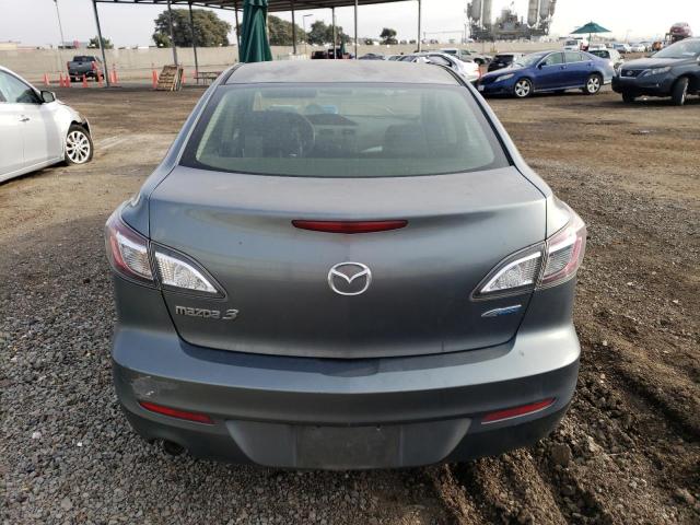 JM1BL1V89C1664977 - 2012 MAZDA 3 I GRAY photo 6