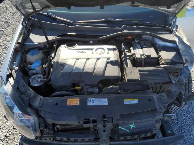 3VWPL7AJ9EM616772 - 2014 VOLKSWAGEN JETTA TDI SILVER photo 11