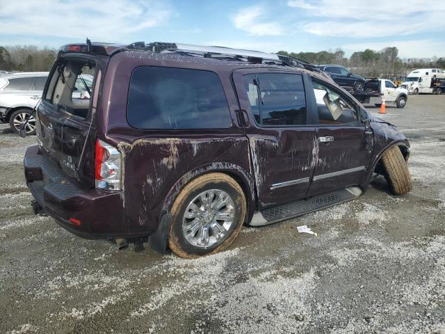 5N1AA0NC1EN612203 - 2014 NISSAN ARMADA SV BURGUNDY photo 3