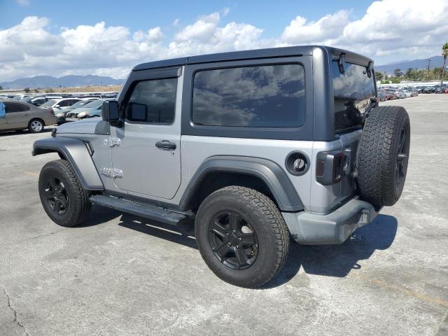 1C4HJXAG8MW553700 - 2021 JEEP WRANGLER SPORT SILVER photo 2
