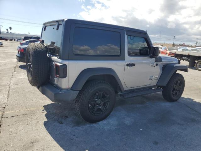 1C4HJXAG8MW553700 - 2021 JEEP WRANGLER SPORT SILVER photo 3