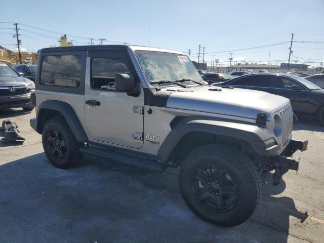 1C4HJXAG8MW553700 - 2021 JEEP WRANGLER SPORT SILVER photo 4