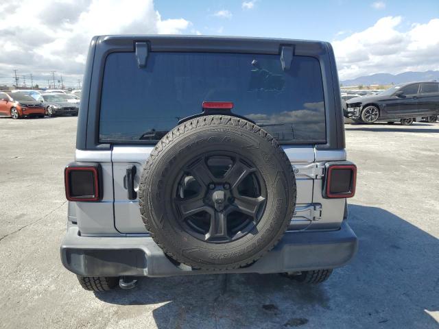 1C4HJXAG8MW553700 - 2021 JEEP WRANGLER SPORT SILVER photo 6