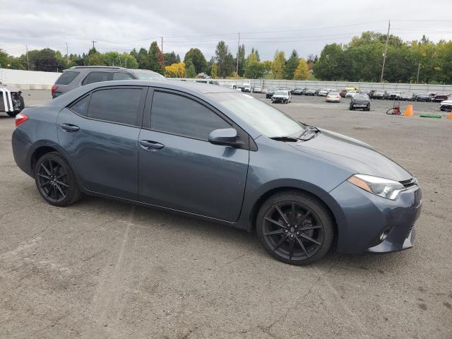 2T1BURHE8GC593690 - 2016 TOYOTA COROLLA L BLUE photo 4