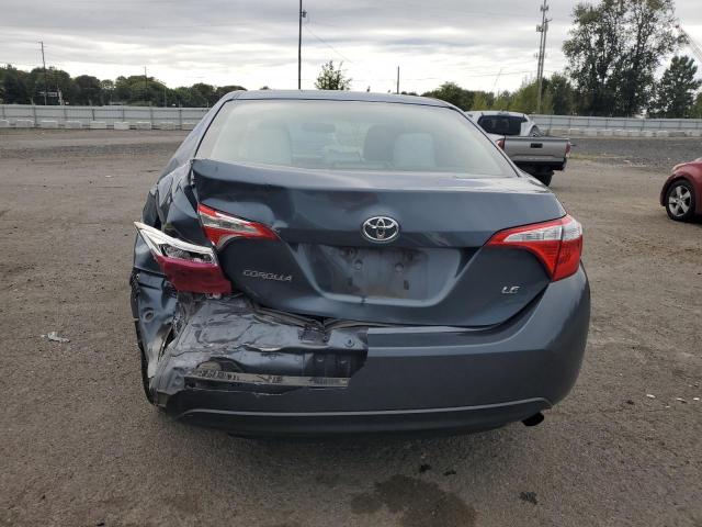 2T1BURHE8GC593690 - 2016 TOYOTA COROLLA L BLUE photo 6