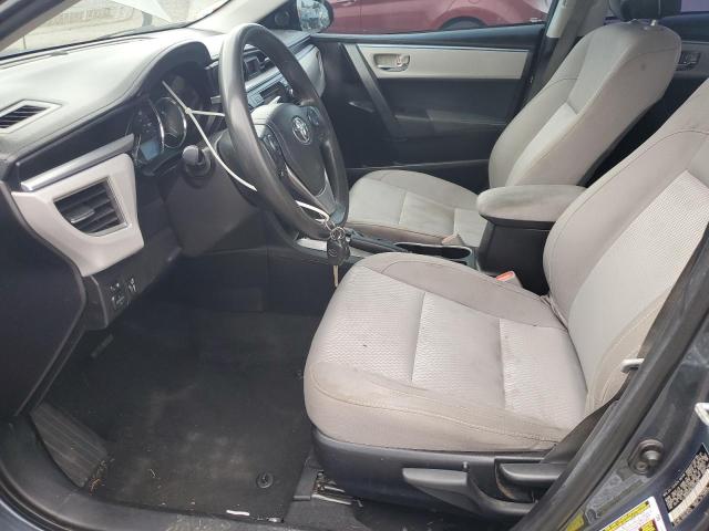 2T1BURHE8GC593690 - 2016 TOYOTA COROLLA L BLUE photo 7