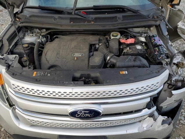 1FM5K7D88DGC93485 - 2013 FORD EXPLORER XLT SILVER photo 12