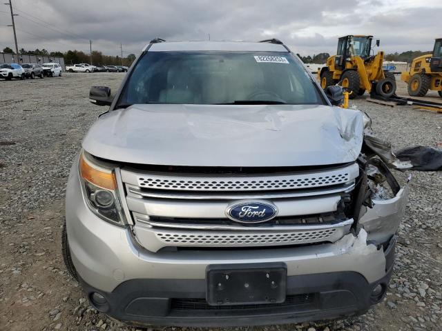 1FM5K7D88DGC93485 - 2013 FORD EXPLORER XLT SILVER photo 5