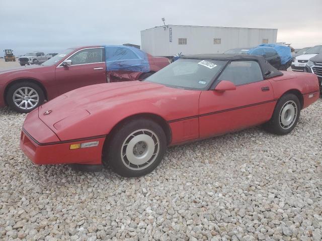 1G1YY3189H5101076 - 1987 CHEVROLET CORVETTE RED photo 1