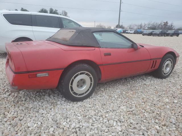 1G1YY3189H5101076 - 1987 CHEVROLET CORVETTE RED photo 3