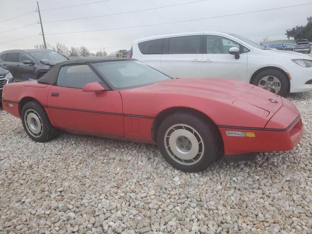 1G1YY3189H5101076 - 1987 CHEVROLET CORVETTE RED photo 4