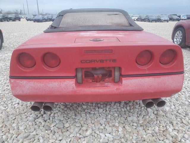 1G1YY3189H5101076 - 1987 CHEVROLET CORVETTE RED photo 6