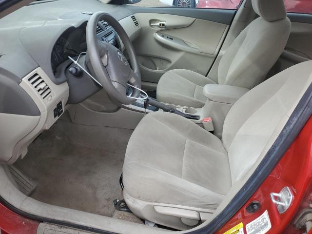 1NXBU4EE3AZ269530 - 2010 TOYOTA COROLLA BASE Կարմիր լուսանկար 7