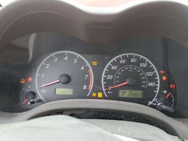 1NXBU4EE3AZ269530 - 2010 TOYOTA COROLLA BASE Կարմիր լուսանկար 9