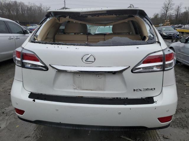 2T2BK1BA2DC205955 - 2013 LEXUS RX 350 BASE WHITE photo 6