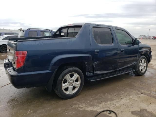 5FPYK16509B103754 - 2009 HONDA RIDGELINE RTL BLUE photo 3