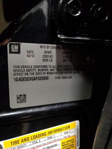 1G4GE5EV0AF325680 - 2010 BUICK LACROSSE CXS 黑色 照片 13