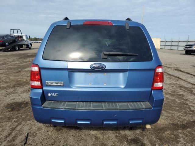 1FMCU03G89KB62904 - 2009 FORD ESCAPE XLT BLUE photo 6