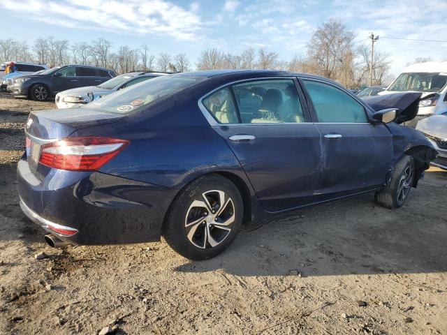 1HGCR2F35HA124286 - 2017 HONDA ACCORD LX BLUE photo 3