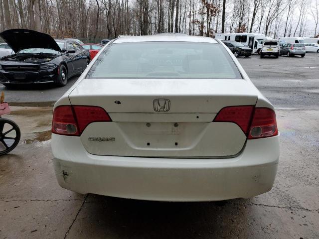 2HGFA16558H513771 - 2008 HONDA CIVIC LX WHITE photo 6