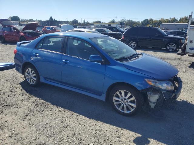 1NXBU4EE3AZ265283 - 2010 TOYOTA COROLLA BASE 蓝色 照片 4