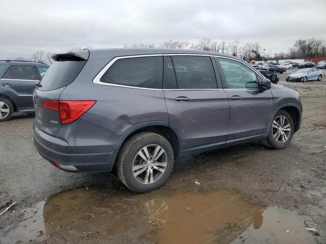 5FNYF6H5XJB014334 - 2018 HONDA PILOT EXL SILVER photo 3