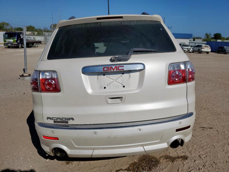 1GKKRTED2CJ340653 - 2012 GMC ACADIA DENALI Ақ фото 6