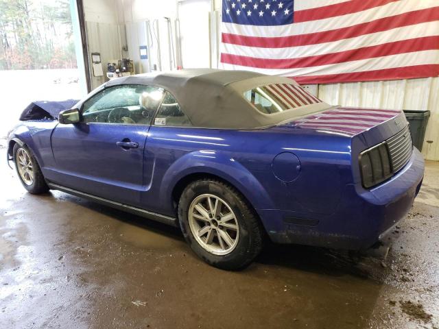 1ZVFT84N955221089 - 2005 FORD MUSTANG BLUE photo 2