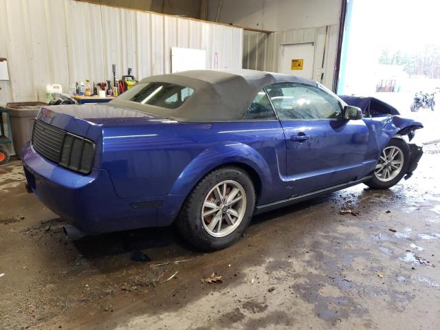 1ZVFT84N955221089 - 2005 FORD MUSTANG BLUE photo 3