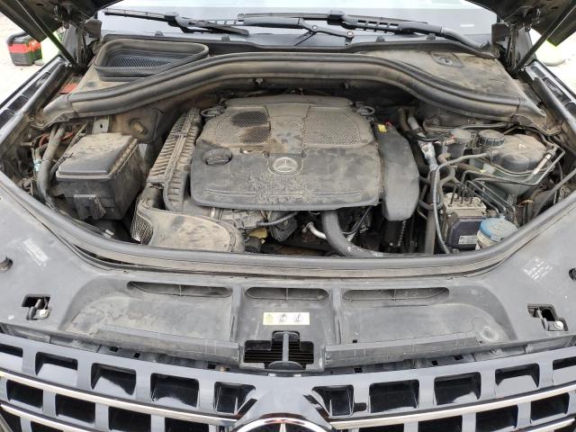 4JGDA5HB1CA023735 - 2012 MERCEDES-BENZ ML 350 4MATIC BLACK photo 11