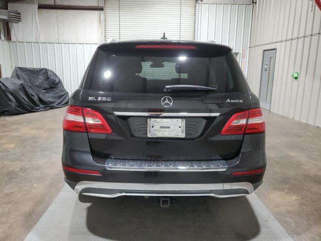 4JGDA5HB1CA023735 - 2012 MERCEDES-BENZ ML 350 4MATIC BLACK photo 6