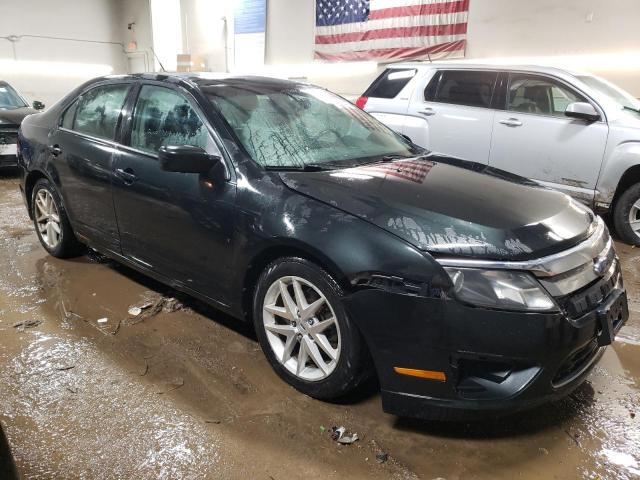 3FAHP0JA9AR166210 - 2010 FORD FUSION SEL BLACK photo 4