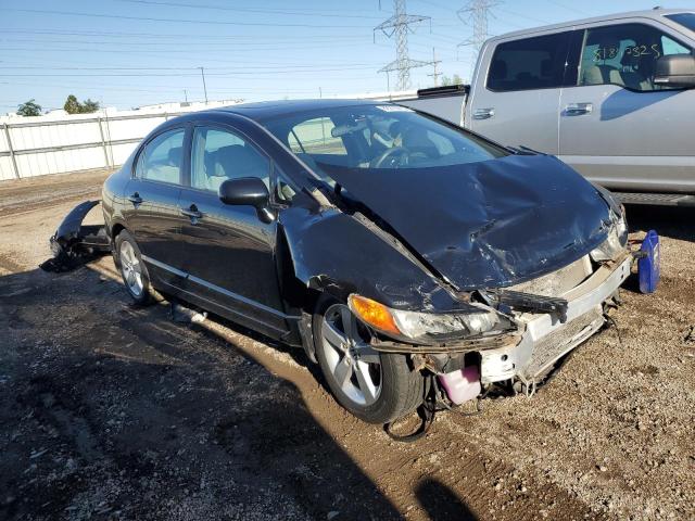 1HGFA16867L143135 - 2007 HONDA CIVIC EX BLACK photo 4