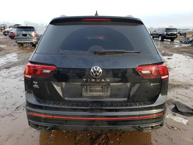 3VV8B7AX6NM085885 - 2022 VOLKSWAGEN TIGUAN SE R-LINE BLACK BLACK photo 6