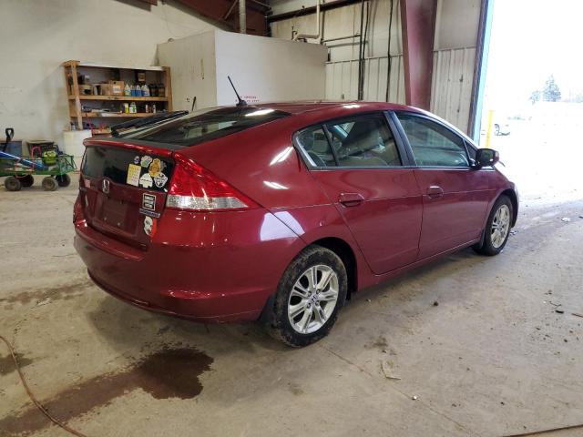 JHMZE2H79AS010570 - 2010 HONDA INSIGHT EX BURGUNDY photo 3