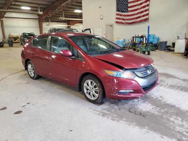 JHMZE2H79AS010570 - 2010 HONDA INSIGHT EX BURGUNDY photo 4