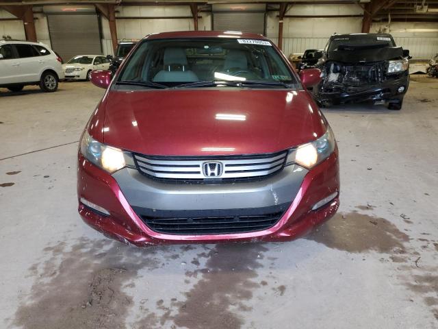 JHMZE2H79AS010570 - 2010 HONDA INSIGHT EX BURGUNDY photo 5