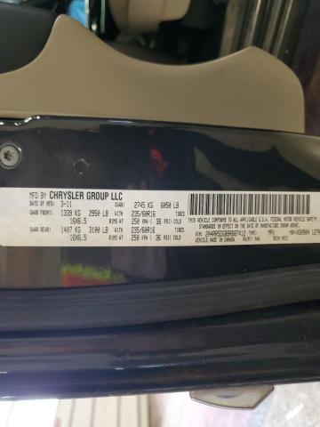 2A4RR5DG8BR687412 - 2011 CHRYSLER TOWN & COU TOURING BLACK photo 13